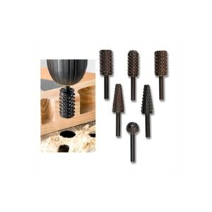 Kit de 6 Fresas de Acero para Metal y Madera escofina [49495500]