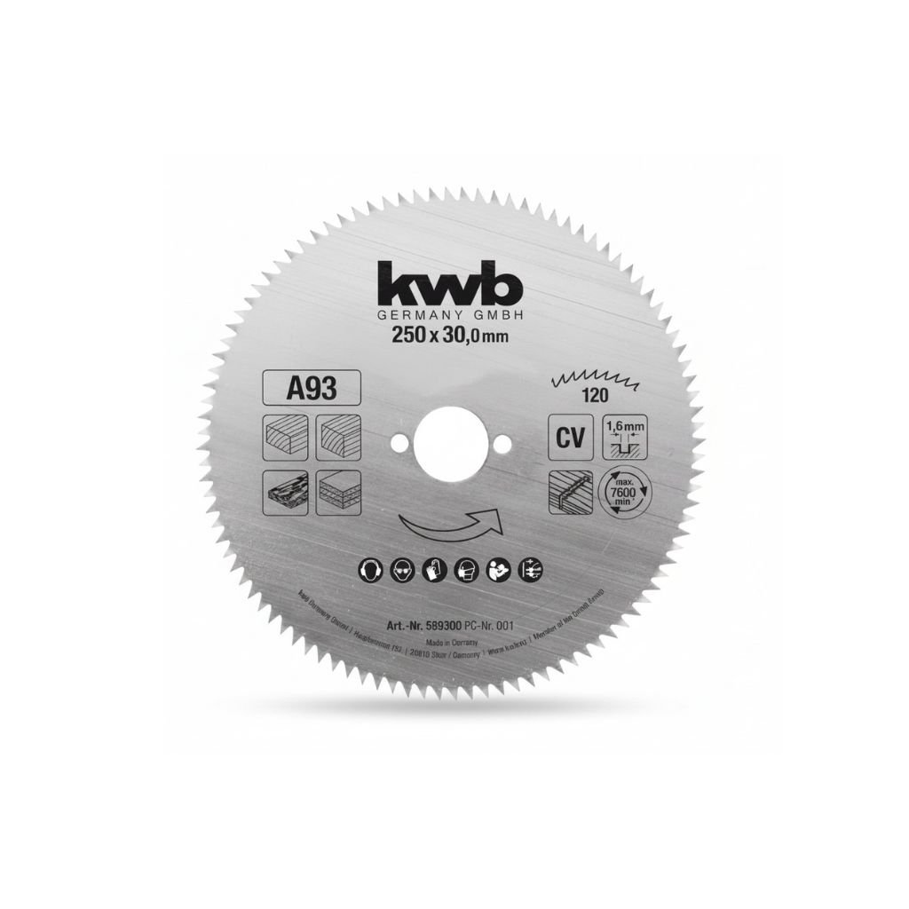 Disco de Corte 250 mm x 30 mm, 120 Dientes para Sierra Circular [49589300]