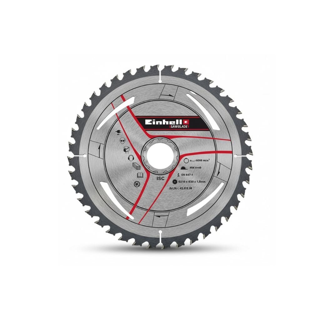 Disco de Corte de Carburo 210 mm x 30 mm 40 Dientes - Hoja de Sierra Circular [4311109]