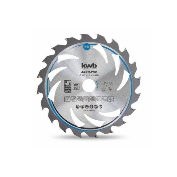 Disco de Corte para Madera Ø165 mm 24 Dientes de Precisión [49584754]