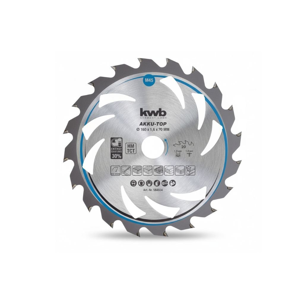 Disco de Corte para Madera Ø165 mm 24 Dientes de Precisión [49584754]