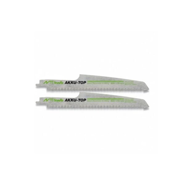 Kit 2 Hojas para Sierra Sable 230mm Dentado Japonés para Madera y PVC KWB [49576200]