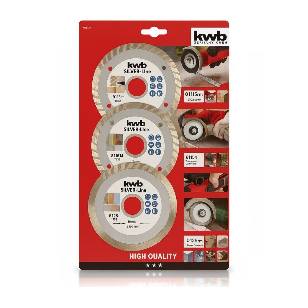 Kit 3 Discos Diamantados Corte 115mm para Amoladoras [49797080]