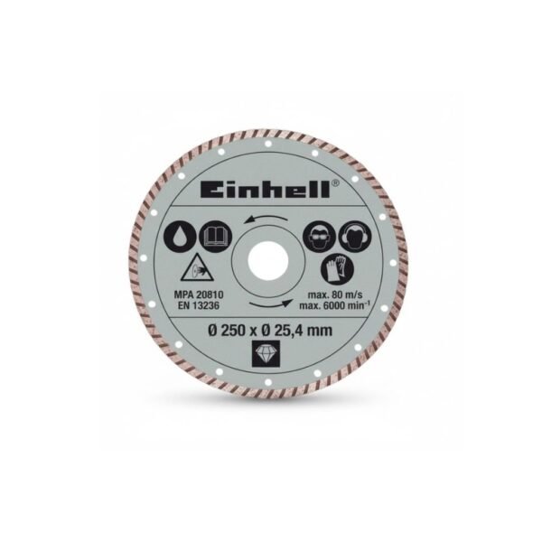 Disco Diamantado Turbo Einhell 200 mm para Corte Preciso [4301175]