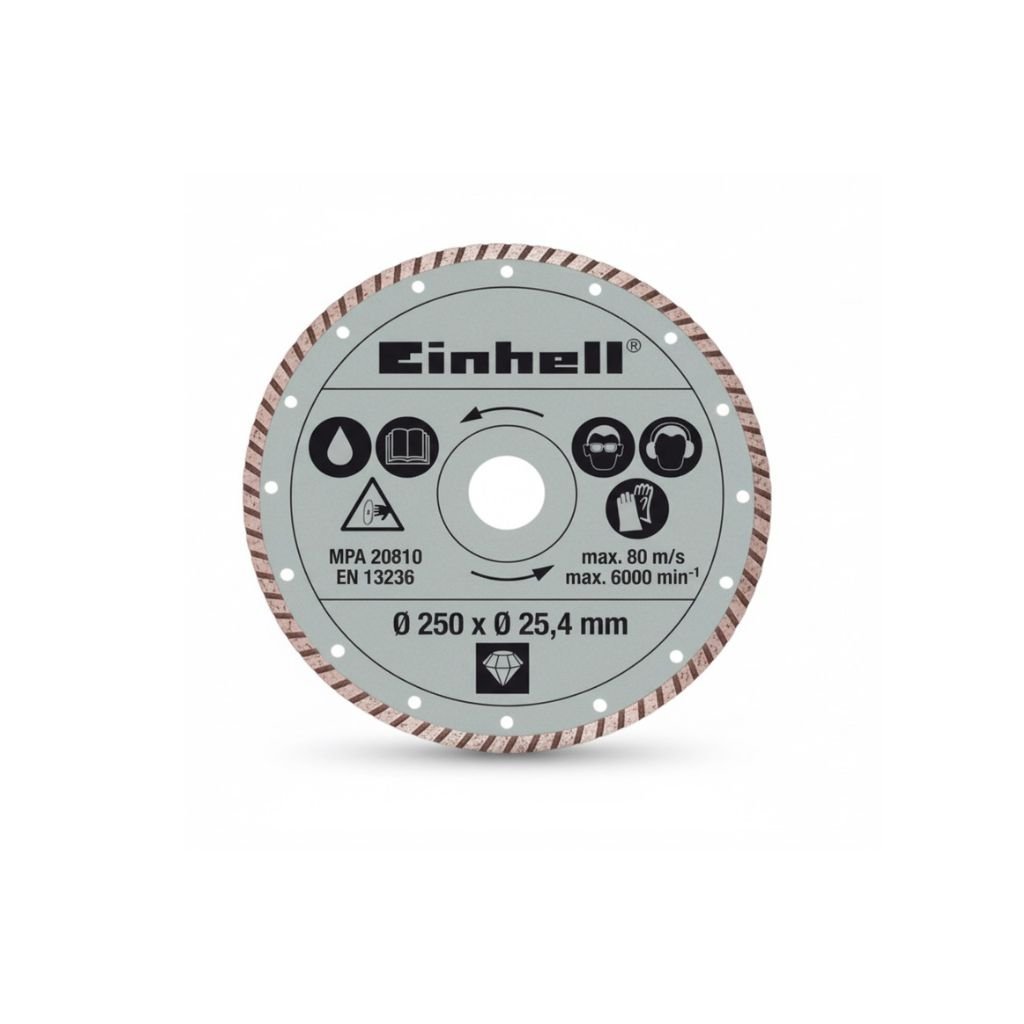 Disco Diamantado Turbo Einhell 200 mm para Corte Preciso [4301175]