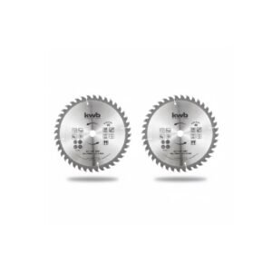 Pack 2 Hojas Discos de Sierra Circular 7 1/4 Pulgadas 40 Dientes para Madera Kwb Einhell [49586192]