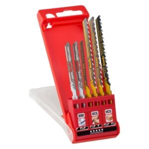 Juego de 6 Hojas de Sierra Caladora HCS con 1 Leva para Corte Preciso [49625620]