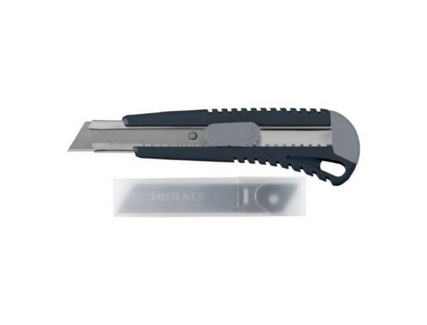 Set Cutter 18 mm con 5 Cuchillas de Repuesto y Caja [49026691]